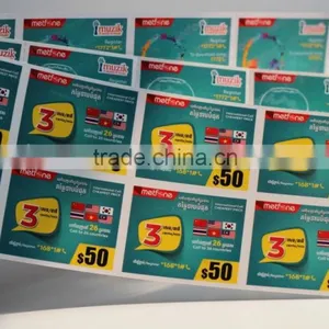 Prepaid Voucher Card Printing for Telecom Use and Game Use thumbnail-1