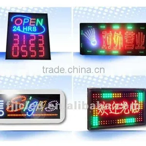 Low Price Dual Color Outdoor Led Digital Clock Display P12 thumbnail-1