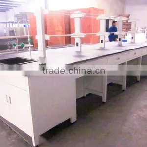 Steel Lab Table Manufacture,can be With Sink and Reagent Rack thumbnail-3