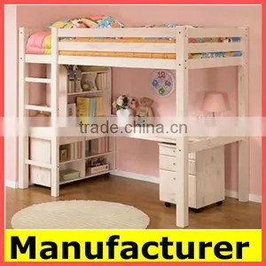 Wholesale Morden Wooden Bunk Bed With Computer Desk/table thumbnail-1