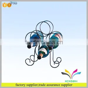 Kitchen Accessory Modern Design Metal Wire Red Wine Rack thumbnail-1