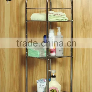 Bouda Multifunction 3 Tiers Stainless Steel Bathroom Shelf for Bath Gel thumbnail-1