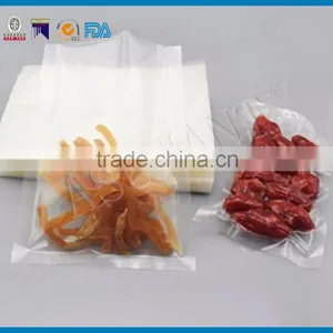 Three-side Sealed Clear Vacuum Bag With Tear Mouth thumbnail-6