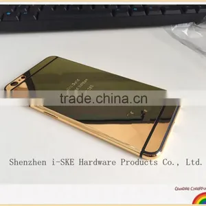Mirror Gold Housing for IPhone 6 Plus , Deep Engrave Back Housing for IPhone thumbnail-5