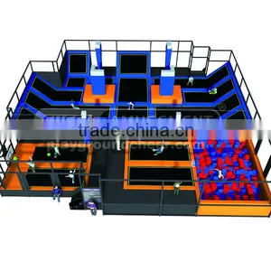 Cheer Amusement Custom Indoor Big Trampoline Park thumbnail-1