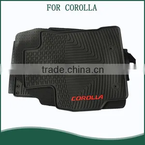 Full Set Position Branded Logo Design Auto Car Floor Mats For TOYOTA COROLLA thumbnail-1