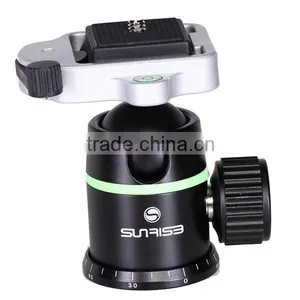 SUNRISE Newest Mini Camera Ball Head Fluid Head for Camera Tripod thumbnail-2