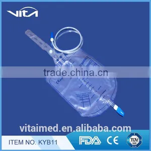 2000ml Non-toxic PVC Urine Collection Bag KYB11 thumbnail-1