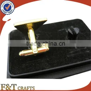 New Style Hot Sales Soft Enamel Epoxy Plating Gold Metal Cufflink/cufflink Manufacturer thumbnail-2
