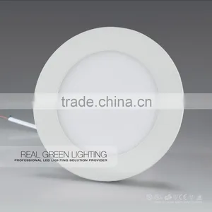 6W Dimmable Round Shape LED Panel Light 30Pcs LEDs Dimmable 6W Flush Mounted Panel Light thumbnail-1