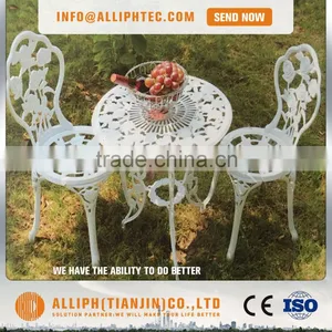 Rose Pattern Chair Outdoor Cast Aluminum Furniture Garden Furniture thumbnail-1