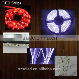 CE RoHS (XC-3MM-24CM24LED/M) Indoor/Outdoor Soft/flexible and Hard/rigid LED Strips Lights Display thumbnail-2