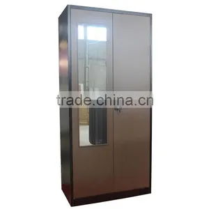 H1950 W900 D500 Steel Bedroom Wardrobe Design Supplier's Choice thumbnail-6