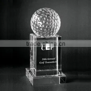 Optical Crystal Top Grade Corporate Globe Trophies thumbnail-1