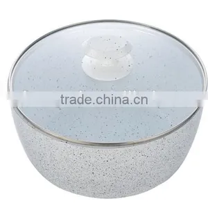 Aluminium Garden Flower Pots Nonstick Marble Cookware thumbnail-2