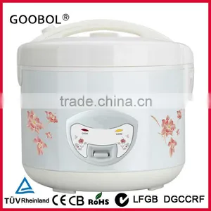 Electric Rice Cooker Deluxe Rice Cooker, Detachable Power Cord, Flower Outer Body thumbnail-1