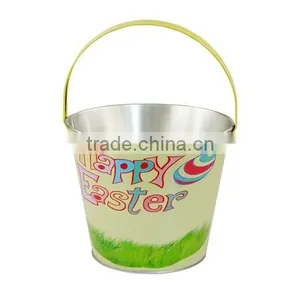 Tin Ice Bucket With Handle, Diameter (Top) 108 x 98mm thumbnail-1