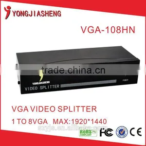 8 Port Video/audio Splitter VGA Video Splitter thumbnail-1