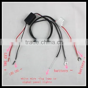 LED Daytime Running Light Relay Harness DRL Controller Dimmer On/off Switch Parking Light Auto Car LED DRL Controller thumbnail-1