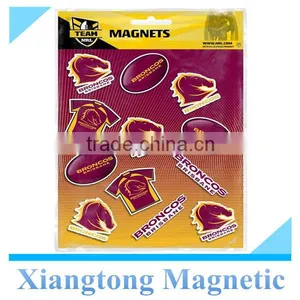 Custom Design Flat Brisbane Broncos Magnet Sheet thumbnail-1