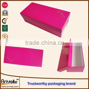 2015 Fashionable Matte Gift Shoe Box /pink Shoe Box /matting Shoe Box thumbnail-1