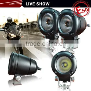 Y&T YTW 10W 10V Black Waterproof LED Projector Light for Motorcycle Turn Signal Light With Spot/Flood Beam thumbnail-4