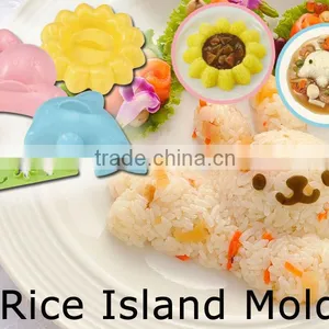 Kitchen Tool Children Gift Curry Powder Curry and Rice Bowl Rice Mold Japanese Kitchenware Rice Island Mold thumbnail-1