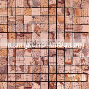 Mosaic Aluminium Composite Wall Tile in China/self-adhesive Acp Sheet/adhesion Mosiac Tile thumbnail-1