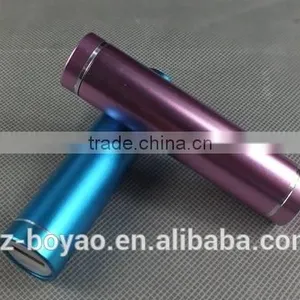 2016 2600mah Colorful Cylinder Smart Power Bank With Flashlight thumbnail-2