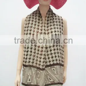 Fashion Houndstooth Scarf,Polyester Ladies Beach Scarf,Printed Long Scarf thumbnail-1
