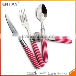 Stainless Steel Flatware Set With Plastic Handle, Wholesale Flatware, Kinds of Flatwares and Uses thumbnail-4