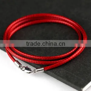 Simple More Colors for Choice Leather Necklace Pendant thumbnail-1