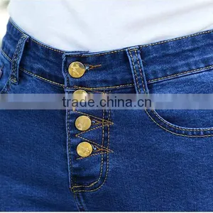 Cotton Elastic Jeans for Woman thumbnail-4