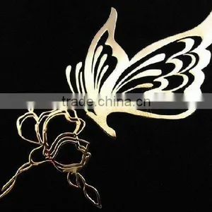 Butterfly Logo Metal Sticker thumbnail-1
