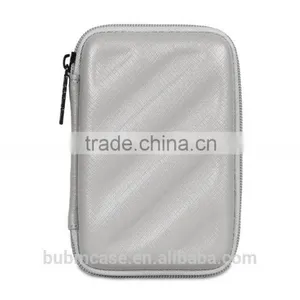 Fashion Bubm PU Silver Mini Digital Storage Bag Usb Headphones Cable Bag Waterproof and it Broke thumbnail-3