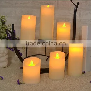 Glossy Surface Led Flameless Candle Light Battery Operated Flameless Wax LED Candle thumbnail-1
