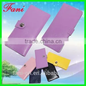 2015 New Arrival and Latest Design Ladies Leather Clutch Purse With Many Colors Choosing thumbnail-1