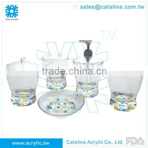 3D Bubble Pattern Tumbler, Mug Cups Acrylic Bathroom Accessories thumbnail-6