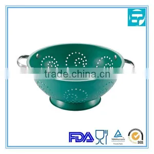 Stainless Steel GRREN Household Fruit Bowl With ss Wire Handle thumbnail-1