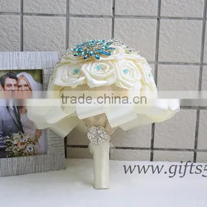 Handmade Graceful Brooch Wedding Bouquet for Bride thumbnail-3