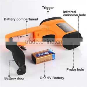 Non Contract Igital Infrared Thermometer 380 C thumbnail-4