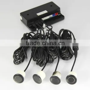 Parking Sensor & Rearview Mirror, 4 Parking Sensors Car Backup Reverse Radar Rearview Mirror, Parking Sensor System thumbnail-4
