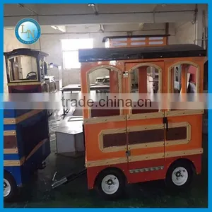 Most Popular! Amusement Electric Trackless Train for Sale thumbnail-3