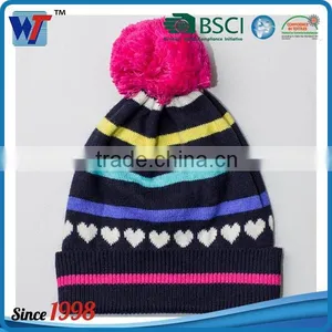 Simple High Quality Girl Star Knitted Beanie Caps and Hats With Gloves thumbnail-1