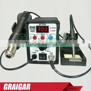 ATTEN AT8586 2 in 1 Advanced Hot Air Soldering Station,750W SMD Rework Station thumbnail-1