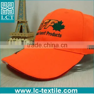 LCTN1877 Orange Low Profile Racing Stripe Cotton Twill Baseball Cap With Hair thumbnail-2