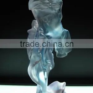 BJ005 Pate de Verre Crystal Statue Souvenir thumbnail-3