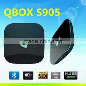 Lastest Android 5.1 tv Box QBox Amlogic S905 Ram 2g Rom 8g 4K Kodi 16.0 Full Loaded Qbox From Dragonworth 2 Year Warranty thumbnail-1
