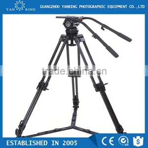 Professional Video Camera Tripod Secced Reach Plus 4 Tripod With Pan Bar and Ground Spreader Loading 32kg thumbnail-1