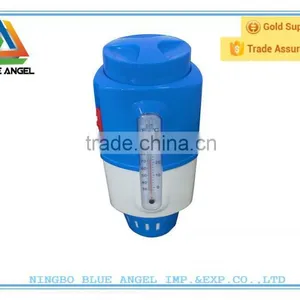 Swimming Pool Chemical Dispenser With Thermometer thumbnail-1